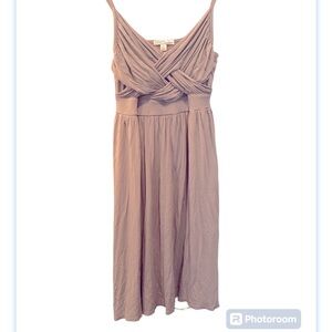 Wrap front casual dress